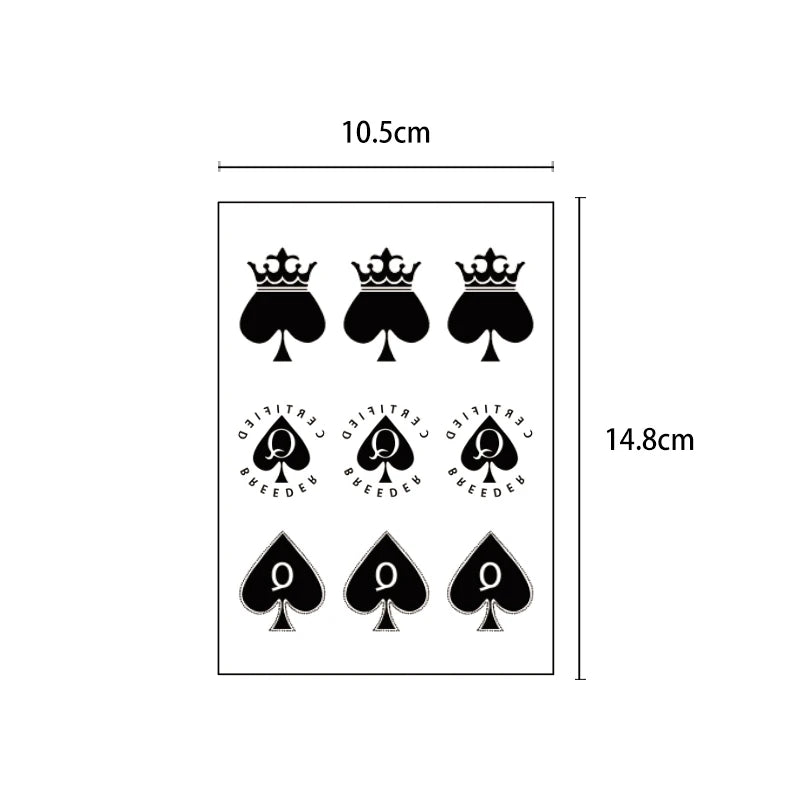 TEMPORARY TATTOO PACK x5